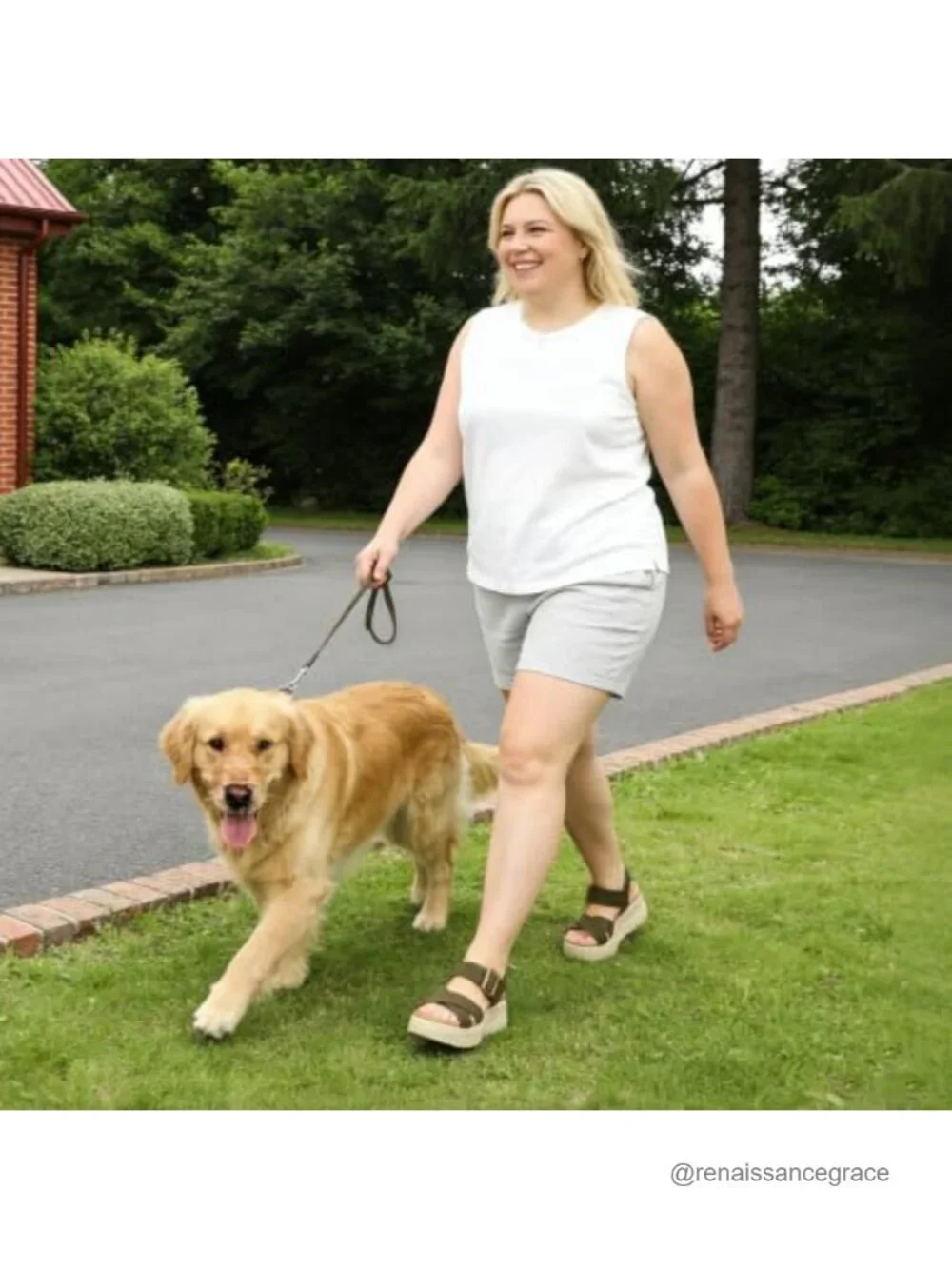 Women's Platform Sandals Low Wedge Espadrille Orthopedic Arch Support Hook &
